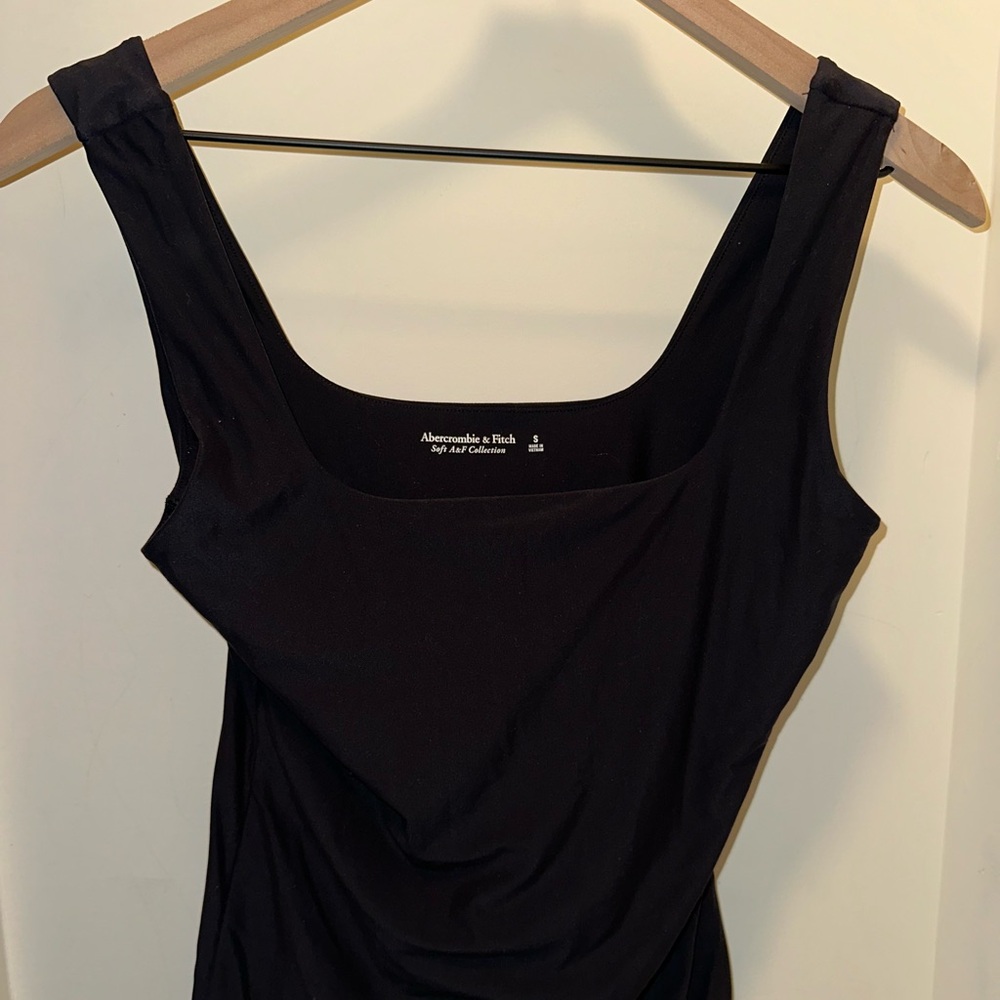 Soft matte Abercrombie tank black small
